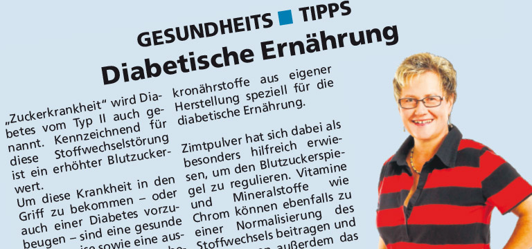 Apo-Express – Regionaler Botendienst Diabetische Ernährung